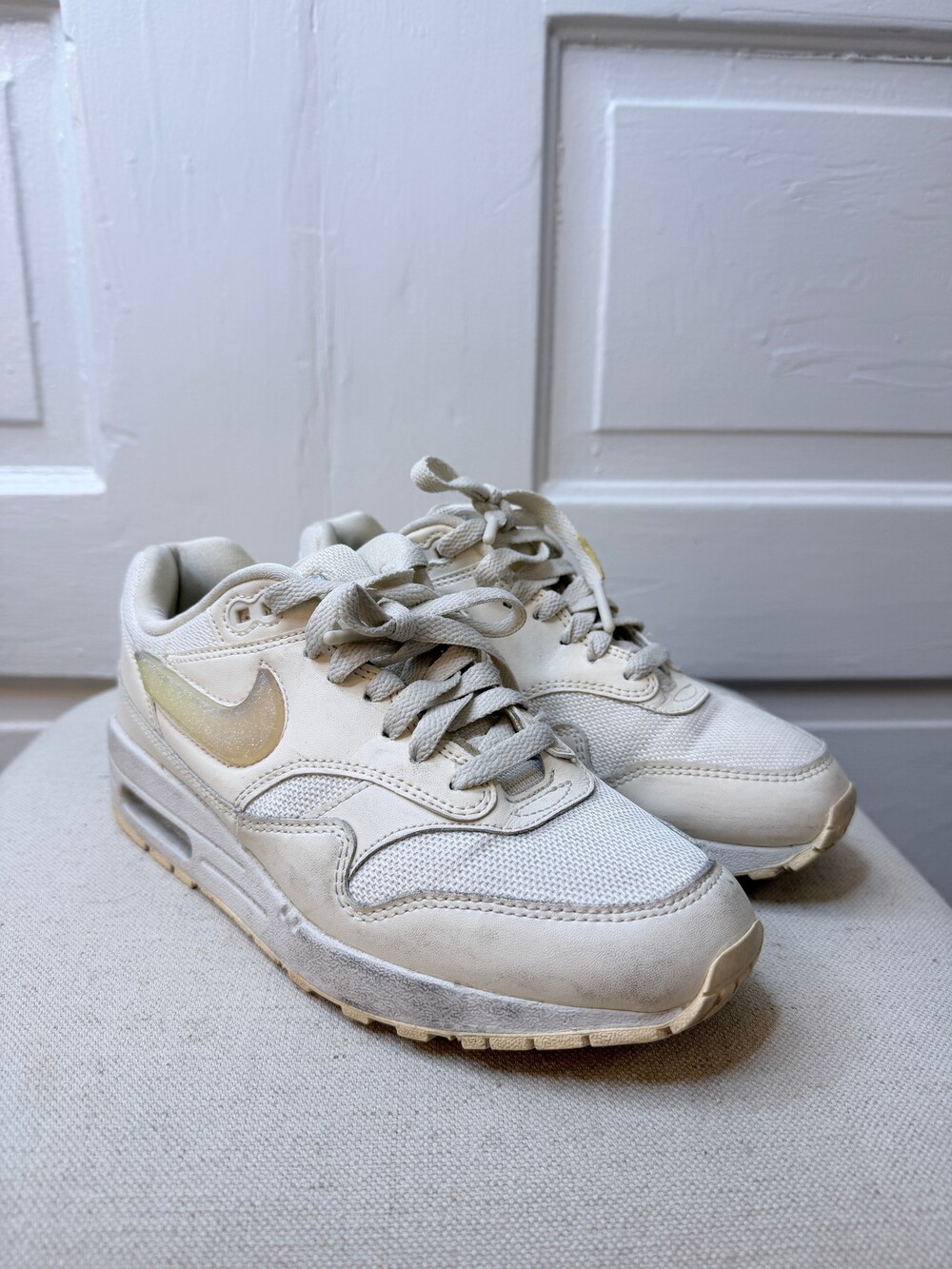 Nike Women's Air Max 1 SE Jelly Puff Pale Ivory Women's Size 6.5